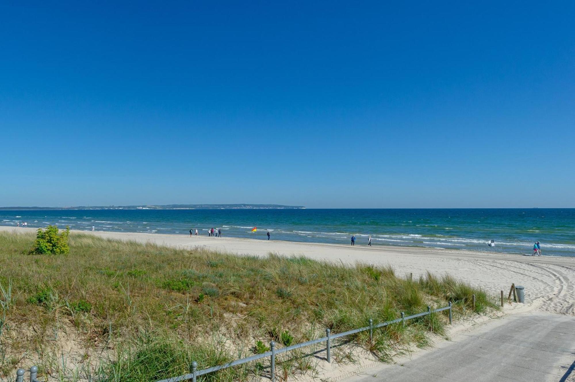 Seitlicher Meerblick, Nur 50 Meter Zum Strand Binz Bagian luar foto